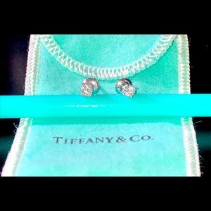 Tiffany Solitaire Diamond Earrings